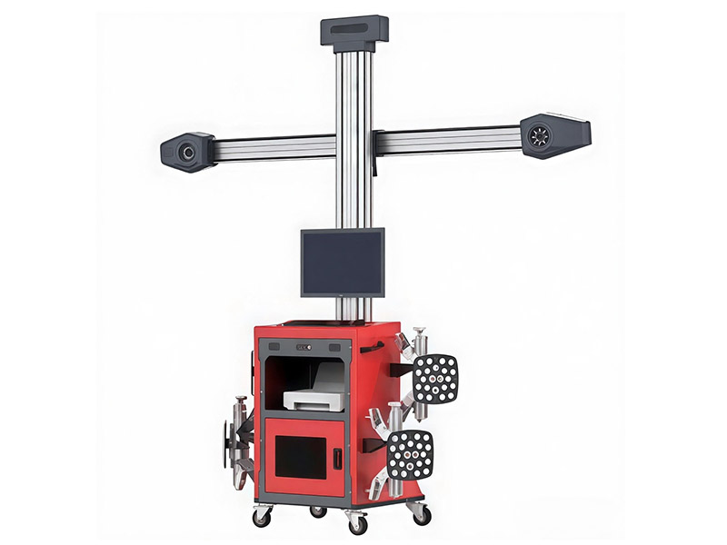Wheel Aligner With Auto Tracking Beam